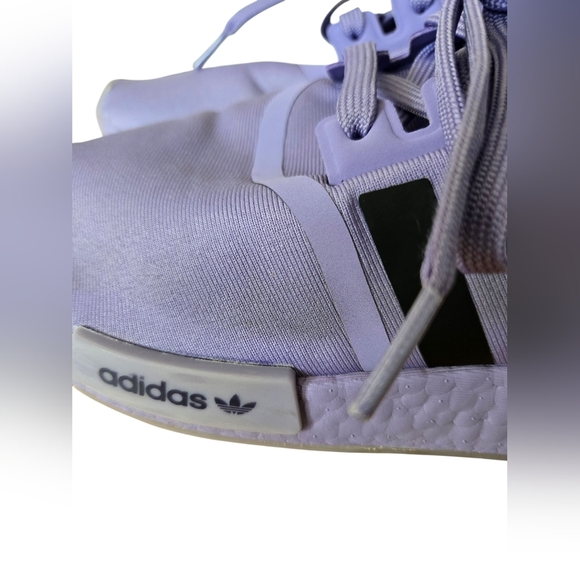 Adidas NMD Kids Purple Sneakers Size 7 - Picture 4 of 8